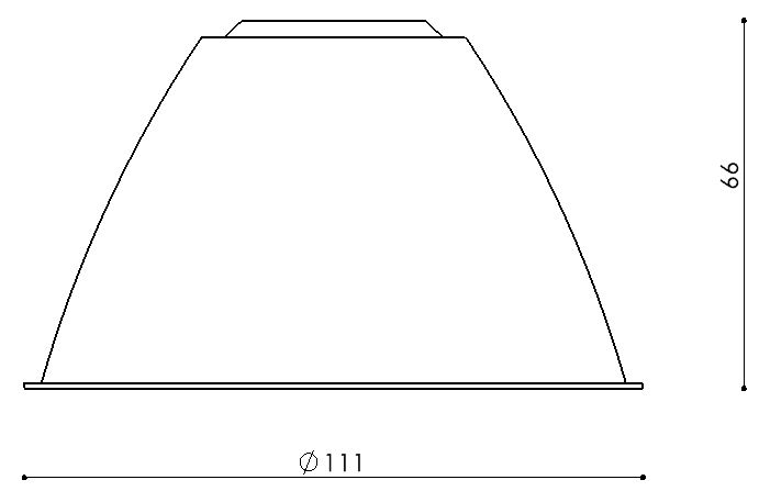 5.14.0153 Reflector 18° voor Asta en FloX