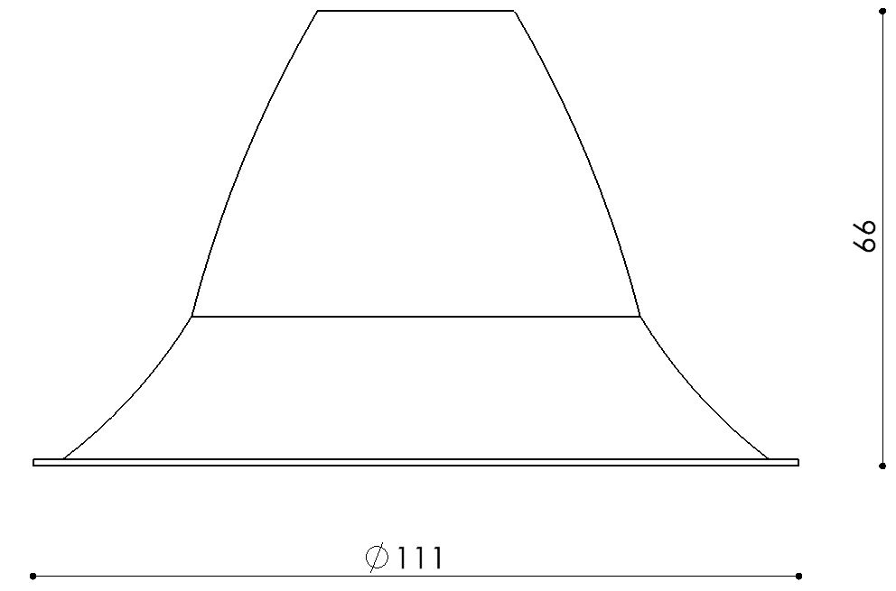 5.14.0154 Reflector 28° voor Asta en FloX